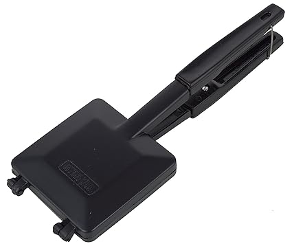 Surya Plastic Paow, Berger, Sandwich Non-Stick Griller 12.5-inch(Black)