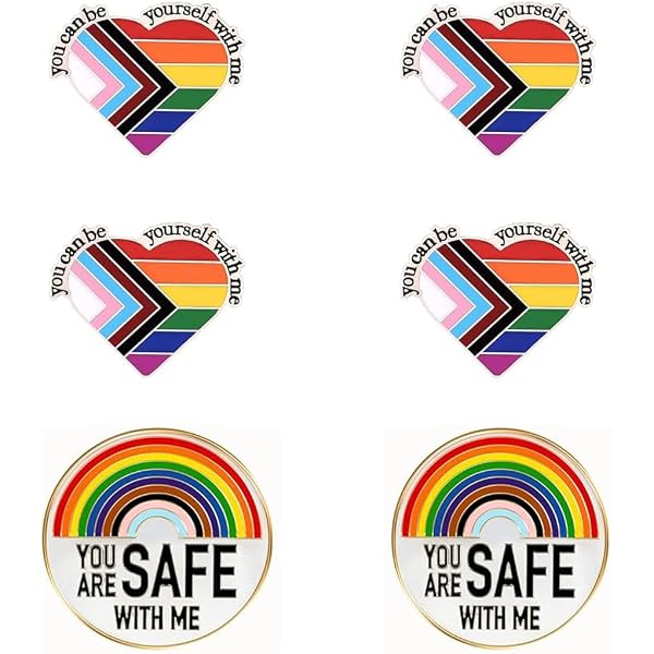 épingle Badge Ally Épingles Ally LGBTQ émail - Badges Pride Soutien Santé Mentale épingle Lgbtq