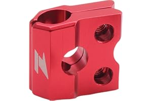 ZETA Anodized Aluminum RED Brake Line Clamp KX KXF 92-13, RM RMZ DRZ 02-13
