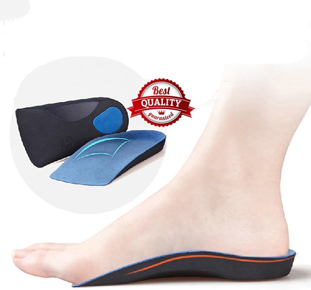 Best Quality Leg Flat Foot Sports Memory Corrective Arch pad Insole,Posture Corrector Improve Bone Plantar Force,Deodorant Relieve Fatigue (M)