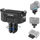 NEEWER Auto Alignment Mount Compatible with DJI Osmo 360/Action 5 Pro/4/3 | 360&deg; Magnetic Quick Release Action Camera Adapter Mount Accessories with 180&deg; Automatic Alignment for POV Shots, AC063