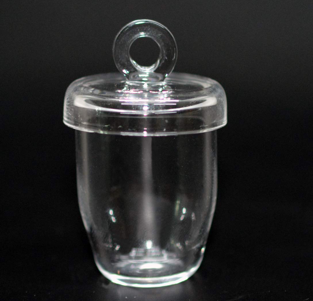 LLF Resistant Quartz Crucibles with Lids (10 ml, 50 ml, 100 ml; Temperature Tolerance up to 1450 °C) (10ml)