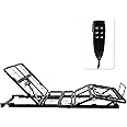 Skuehod Adjustable Bed Frame No Legs for Storage Bed Rv Bed, Pre-Install Design No Installation Needed,Head and Foot Recline
