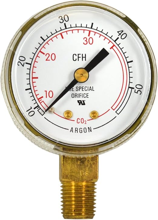 2" x 50 CFH Welding Regulator Repair Replacement Gauge 1/4 NPT For Argon, US017 Amazon.ca