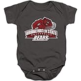 Bridgewater State University Official Distressed Primary Unisex Infant Snap Suit for Baby