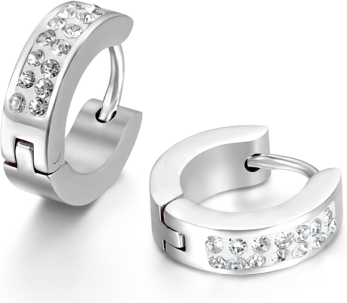JewelryWe Bijoux 4mm Boucles d
