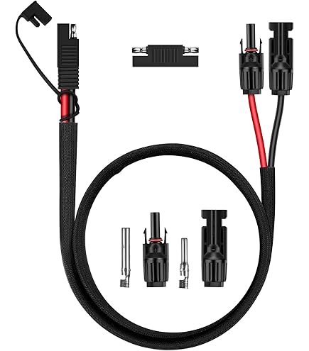Solar Super Store In-Line Fuse Holder With 30A Fuse – MC4 Connector Ends, Waterproof Overcurrent Protection For Solar Panel Systems