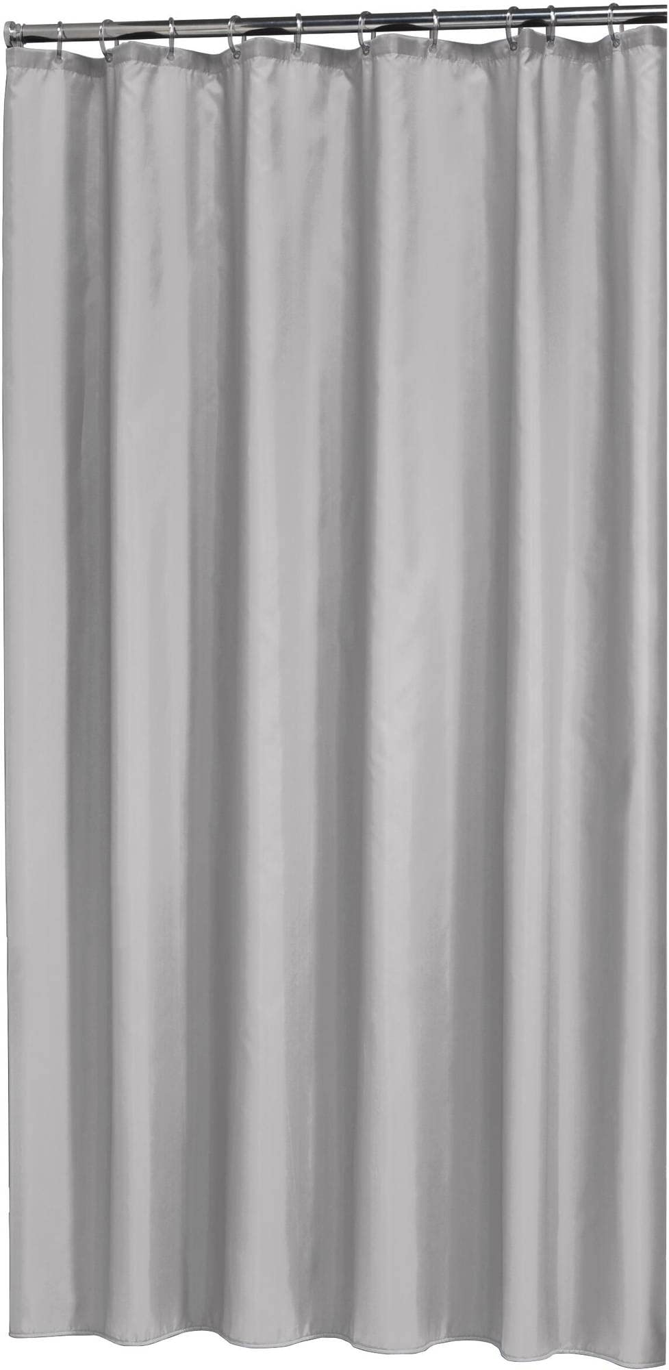 Sealskin Granada Shower Curtain, PEVA, Light Grey, 120 x 200 cm