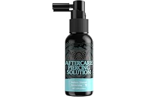 Piercing Aftercare Spray - Professional 50ml Saline Cleanser, hypoallergenicc Quick Dry Mist | Non Irritating Hydration That 
