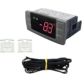 XR03CX-4N0F1 for Dixell Temperature Controller 120V | Digital Thermostat Controller for Refrigerator Freezer Replace W0302186 XR03CX XR03CX-4N1C0