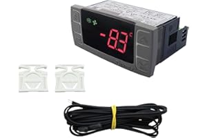 OURWILLSM XR03CX-4N0F1 for Dixell Temperature Controller 120V Digital Thermostat Controller for Refrigerator Freezer Replace W0302186 XR03CX XR03CX-4N1C0