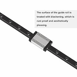 KGTCN 300mm Length MGN12 Black Miniature Linear