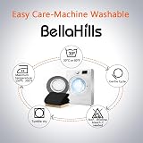 BellaHills 3 Seater Water Resistant Sofa Cover Black/Grey Reversible view 6