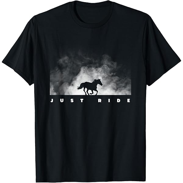 Amazon.com: Horse Silhouette Tee Shirt - Horse Related Gifts T