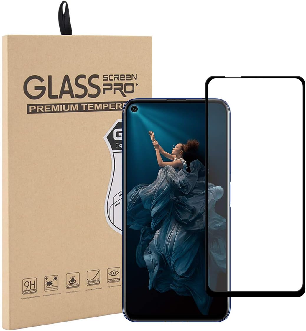 fitmore Screen Protector Compatible with Huawei Honor 20 / Huawei nova 5T, Premium Tempered Glass Film Scratch-Resistant Ultra-Thin Anti-Shatter Easy Installation Shatterproof Protector