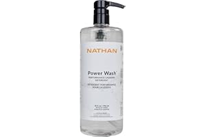 Nathan Power Wash Detergent, Natural Sport Detergent for Active Wear, Sports Equipment, Gets Rid of Odors and Stains