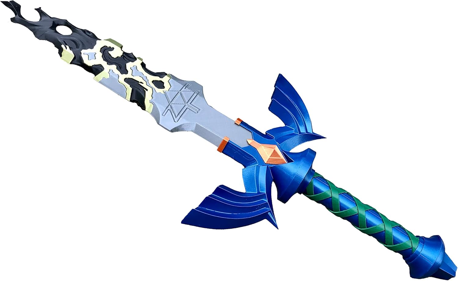 Mixed Media - Corrupted Master Sword - 3D Printed Collectible Cosplay Prop
