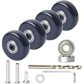Luggage Wheels Replacement 50mm Suitcase Wheels Replacement kit Universal | Precision Ball Bearing,Swivel Caster Wheels for Replacement Luggage Travel Suitcase Caster