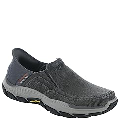 Skechers Men's Respected-Holmgren Loafer, Char, 9