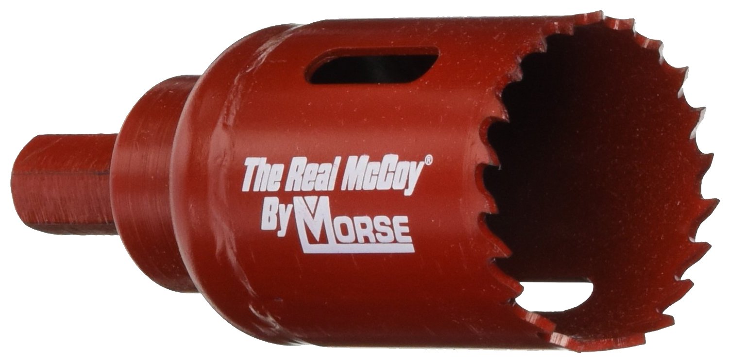 MK Morse TA24 1-1/2" Real McCoy Bi-Metal Hole Saw Arbor Attached