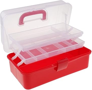 CUTICATE Caja Organizadora De Plástico Grande De 3 Niveles ...