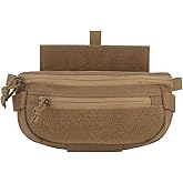 AOTUMUT Tactical Drop Dangler Pouch with Hoop and Loop Sub Abdominal Carrying Kit Bag Utility Tool Pouch Waistpack for Chest Rig Vest