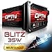 OPT7 Blitz 35w 9006 HID Kit - Relay Bundle - All Bulb Sizes and Colors - 2 Yr Warranty [8000K Ice Blue Xenon Light]