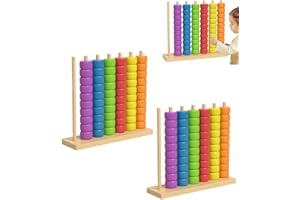 Color Matching Stacking Puzzle Game, Fast Pattern Challenge Ring Stack Puzzle for 2 Players, Color Stack Challenge Competitiv
