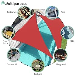 SunnyRoyal 16'x21'x26' Heavy Duty Sun Shade Sail