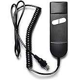 CUGLB Lift Chair Remote Replacement, 5 Pin 2 Buttons Straight Power Recliner Remote, Power Recliner Replacement Compatible for Most Lift Chair Brands