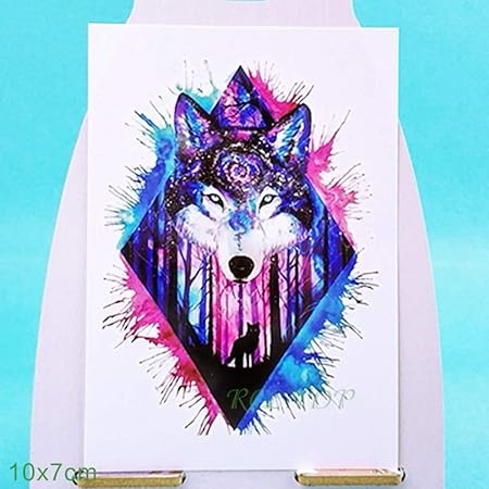 Handaxian 5pcs Sticker Lotus Tattoo T Gyro Poignet Tatouage