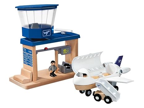 PlayTive Junior Flughafen Spielspaß für kleine Piloten 18-teilig