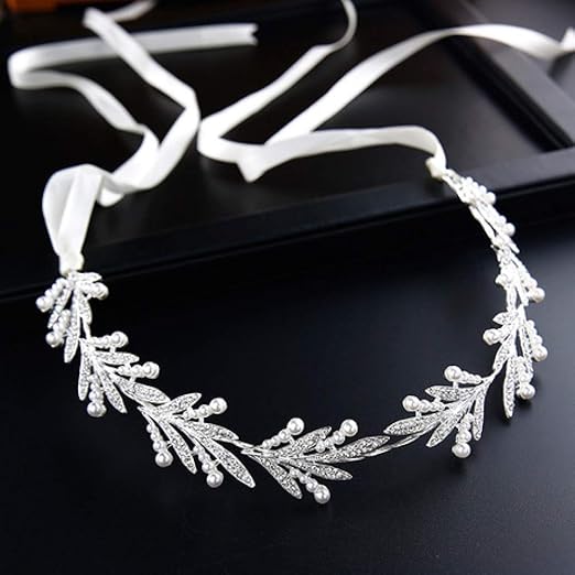 Meilandeng Bridal Hair Accessories Headdress Headband Hair Clips