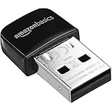AmazonBasics Wi-Fi 11n USB Nano Adapter, 150 Mbps, Black
