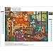 certainPL Full Drill 5D Diamond Painting Kits DIY Crystal Rhinestone Diamond Embroidery Paintings Arts Craft for Adults, Bookstore (A)