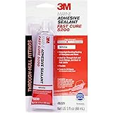 3M Marine Adhesive Sealant Fast Cure 5200 (05220) Permanent Bonding and Sealing for Boats and RVs Above and Below the Waterli