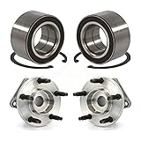 Front Rear Wheel Bearing And Hub Assembly Kit For