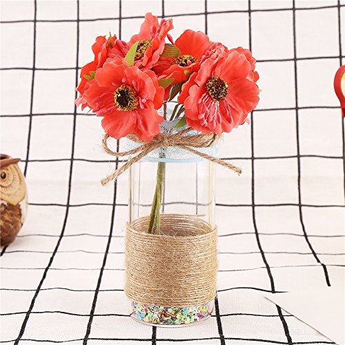 LOKIPA 328 Feet Natural Jute Twine for Arts and Crafts Jute Rope Christmas Gift Packing String for Gardening String Natural Rustic String Gift wrap Twine - Thumbnail 2