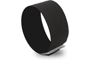 Petyoung 30PCS Black Elastic Arm Band, Memorial Armband, Mourning Band (30)