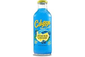 Calypso Lemonades Ocean Blue Lemonde, Ocean Blue, 20 Fluid Ounce (Pack of 12)