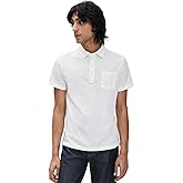 Billy Reid Men's Pensacola Polo, White, XL