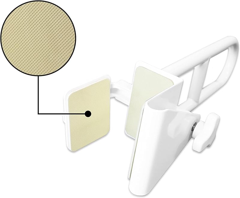 Pega ajustável para banheira para seniores, pega com borda lisa ≥8 cm