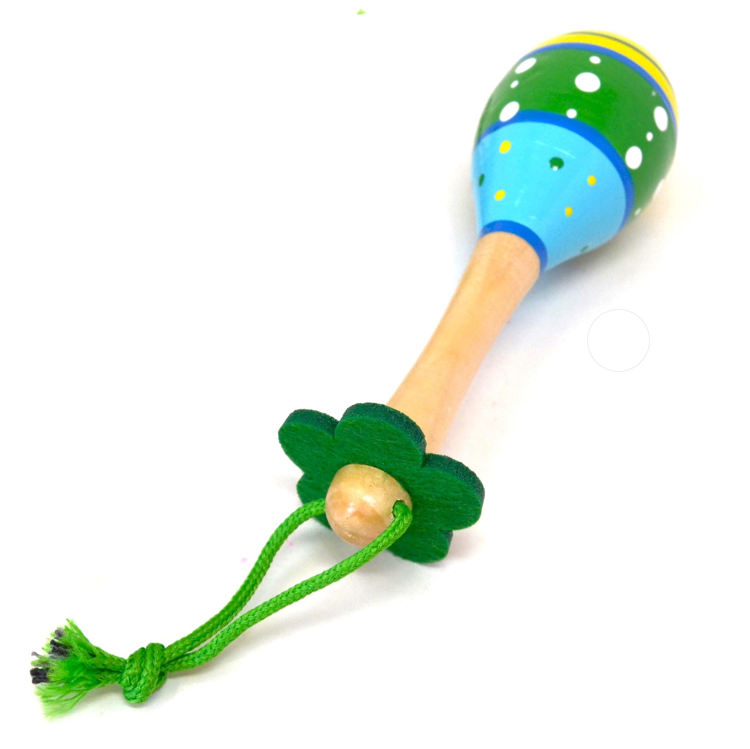 1 x unit. 17 cm miniature maraca. small. pine wood (2-10) SIZE for the little ones