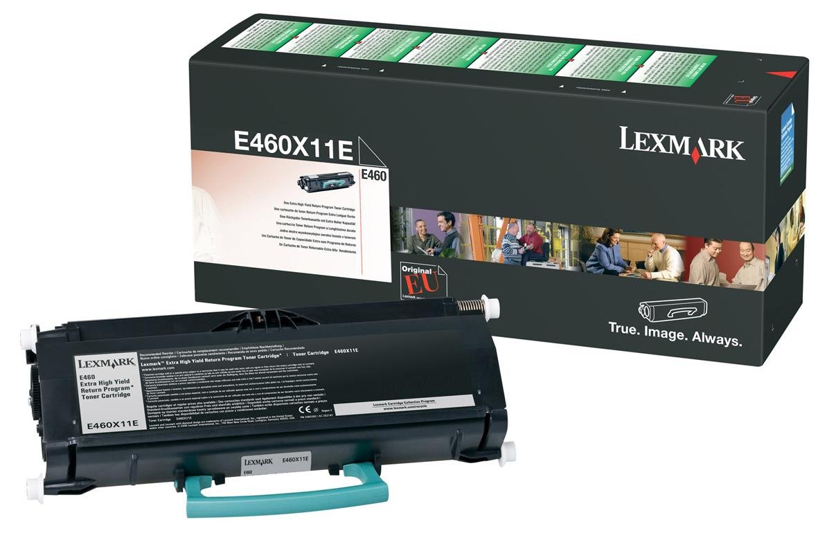 Lexmark - toner cartridge - extra high yield - 1 x black E460X31E