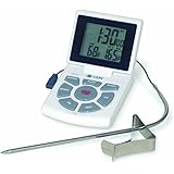 CDN DTTC-W Combo Probe Thermometer, Timer & Clock - White