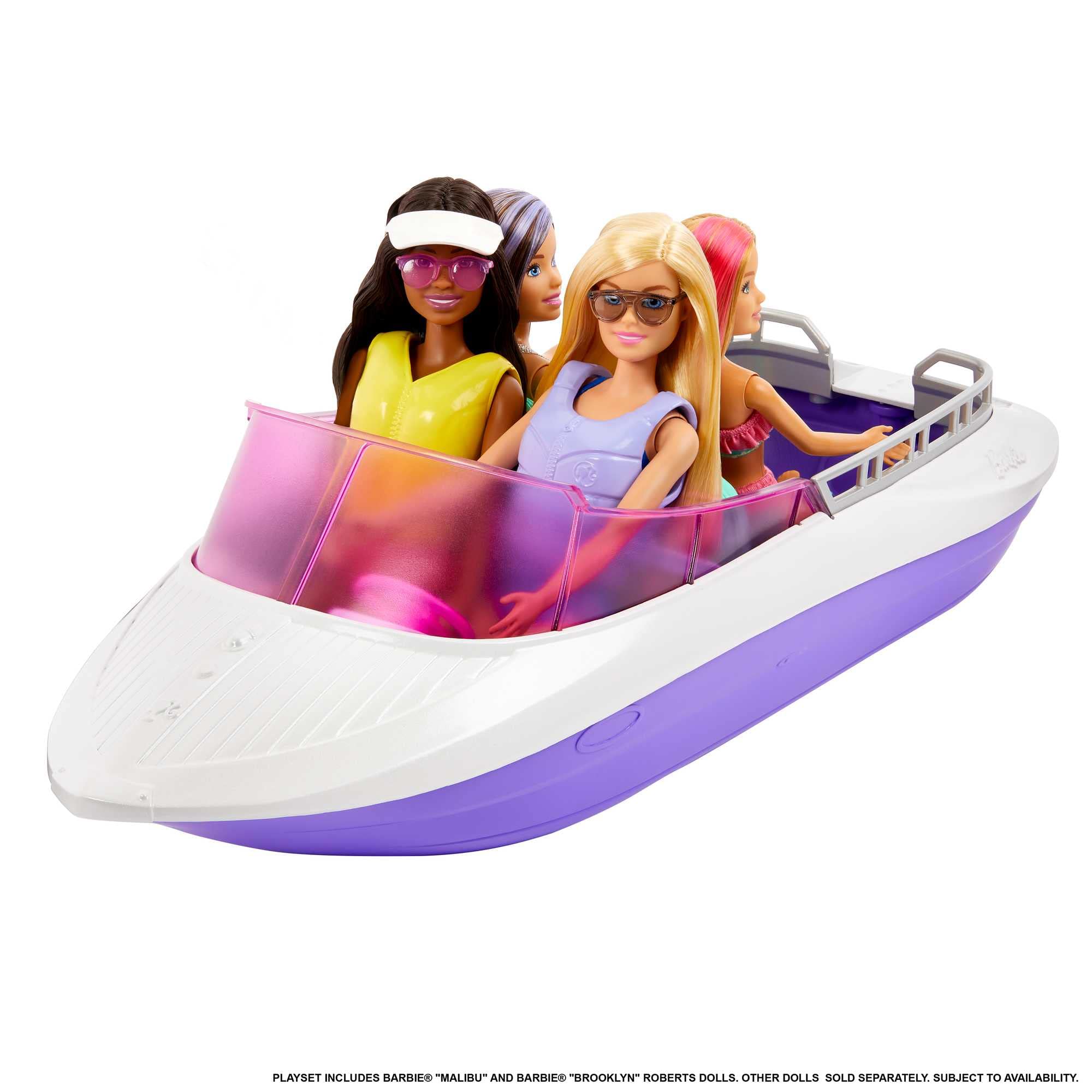 Barbie Mermaid Power Dolls, Boat and Accessories