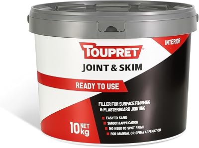 Toupret Joint, Skim & Fill Quick Dry 10kg - Crack Resistant Filler