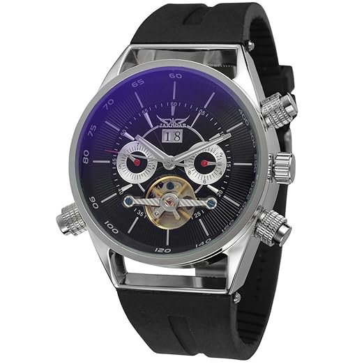 forsining Herren Automatische Movt Kunststoff Band Analog Armbanduhr jag448 m3s1