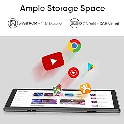 Tablet 10 inch Android 15 Tablets, 3GB RAM 64GB ROM