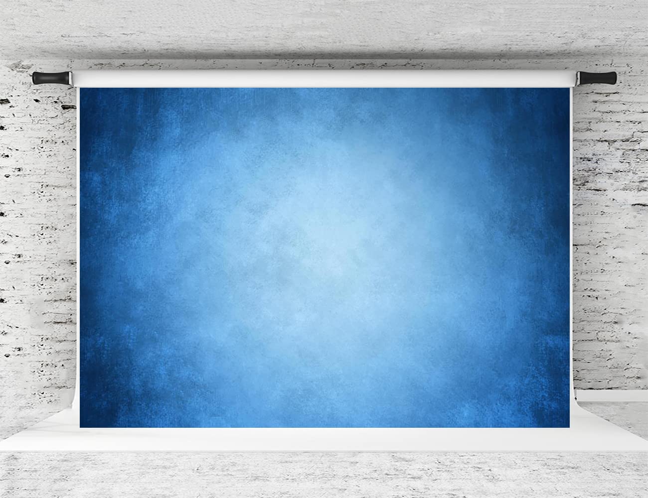 Kate 2.2x1.5m Blue Backgrounds Bright Blue Background Blue Backdrop Personal Portrait Photo Background Studio Props for Microfiber